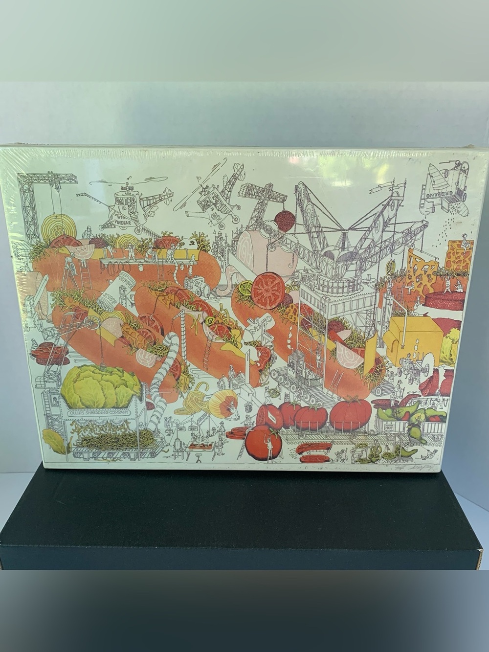 Vintage Bruce Johnson “Sub” Contractors Jigsaw Puzzle Whimsy 1989 SEALED NOS